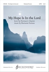 My Hope is in the Lord SATB choral sheet music cover